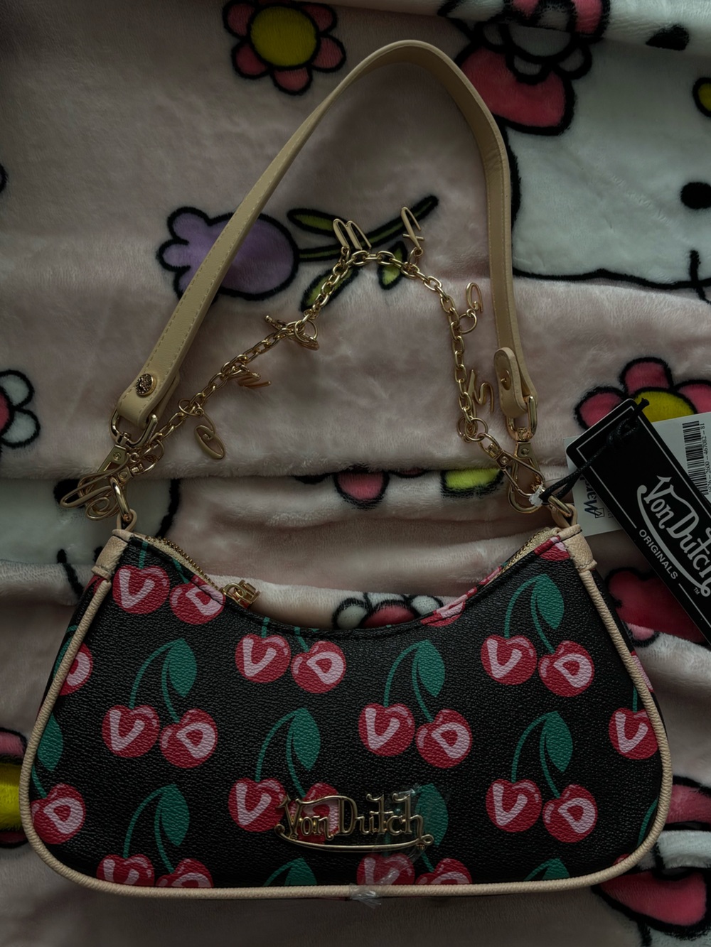Von Dutch Shoulder Bag - Cherries